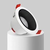 Nouveau Spot LED Encastrable Moderne 7W 3 Couleurs en Aluminium pour Bureau Intérieur, Orientable