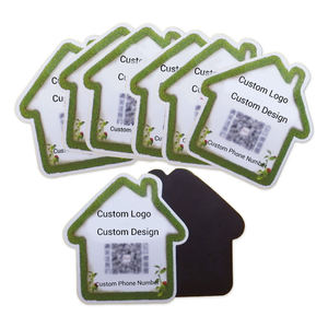 Imán de nevera de papel troquelado de promoción de negocios personalizado para regalos corporativos tarjeta de visita de regalos promocionales - Product Image 1