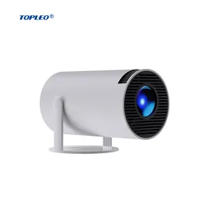 Topleo Smart led full hd PICO video screen mini short throw One screen version LCD home smart projector