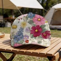 Gorra de béisbol de moda con estampado digital 3D, estilo punk gótico americano, modelo 2026, transfronteriza, con visera de pico de pato