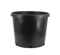 Grand kit de pot de fleur rond en plastique pour jardin extérieur plantation de pépinière pour fleurs et arbres