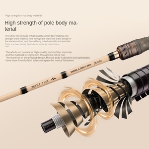 Caña de Pescar WEIHE de Carbono de 1.68m/1.8m/1m/2.1m con Mango de Corcho para Spinning/Casting, para Pesca en Agua Dulce, Lago, Río - Product Image 5
