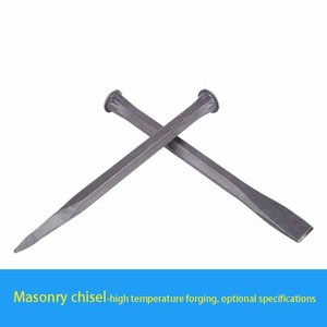 <span class=keywords><strong>Ciseau</strong></span> à maçonnerie en acier au carbone professionnel outil <span class=keywords><strong>ciseau</strong></span> à pierre à pointe plate Offre Spéciale usine spécification ODM personnalisée - Product Image 2