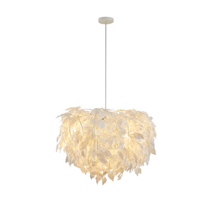 <span class=keywords><strong>Plafonnier</strong></span> à plumes avec télécommande, luminaire décoratif de plafond, art moderne, luminaire créatif, 50CM, 100CM - Product Image 5