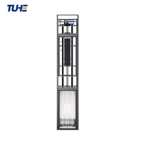 Ascenseur Domestique à Prix d'Usine, Cabine en Verre Panoramique, Petite Cabine pour Usage Résidentiel, Appartement, Atelier, Maison Duplex, Hôtel, Villa, Rénovation