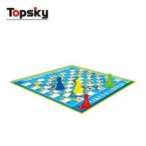 Grappige Opvouwbare Intellectuele Educatieve Speelgoed Slang Vliegende Schaakstukken Spelen Mat Bord Puzzel Spel Set Met Dobbelstenen Tafelspel Speelgoed