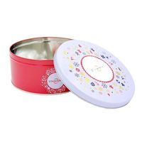 Boîte de rangement en métal pour biscuits, chocolats et bonbons, avec couvercle, emballage personnalisé, vente en gros