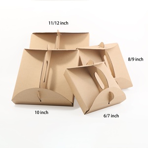 Tamaño personalizado <span class=keywords><strong>caja</strong></span> <span class=keywords><strong>hexagonal</strong></span> para pizza elegante papel cajas de pizza de alta calidad <span class=keywords><strong>caja</strong></span> de pizza de 12 pulgadas - Product Image 4