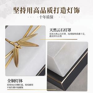 โคมไฟติดผนังสไตล์เซนทำจากทองแดงทั้งหมด ดีไซน์แบบจีนใหม่ สำหรับห้องนั่งเล่น ฉากหลังทีวี ห้องนอน ทางเดิน โคมไฟติดผนัง - Product Image 4