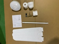 Moderne 2025 nouveauté KDK ventilateur de plafond à faible bruit 3 lames métalliques 56 pouces ventilateur de plafond haute vitesse grand volume