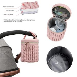 Sac isotherme multifonctionnel de luxe léger et portable pour lait chaud et petits repas, pouvant être accroché à une poussette, pour le rangement des biberons - Product Image 5