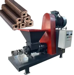 Petite tige de maïs scie poussière café déchets charbon paille riz balle bois sciure carburant presse charbon de bois biomasse briquettes faisant la machine