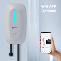 NOUVEAU Arrivée 32A 220V Chargeur de voiture électrique domestique AC Wallbox 7kW Station de recharge murale pour véhicule électrique Type 1 Type 2 Prise GBT