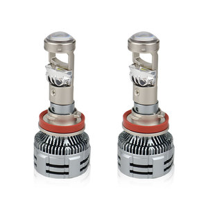 QIDEWIN Car <b>LED</b> <b>Headlights</b> 9005 H7 H11 9006 12000 Lm 60W Built In Lens Retrofit Focused Light - Product Image 4