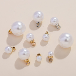 Breloques pendentifs imitation perle, forme goutte d'eau, serti clos, accessoire de bijouterie, décoration DIY pour cheveux et vêtements - Product Image 4