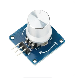 เซ็นเซอร์วัดมุมแบบหมุน DC 3-5.5V / โมดูลโพเทนชิโอมิเตอร์สำหรับปรับระดับเสียงและหรี่ไฟ - Product Image 3