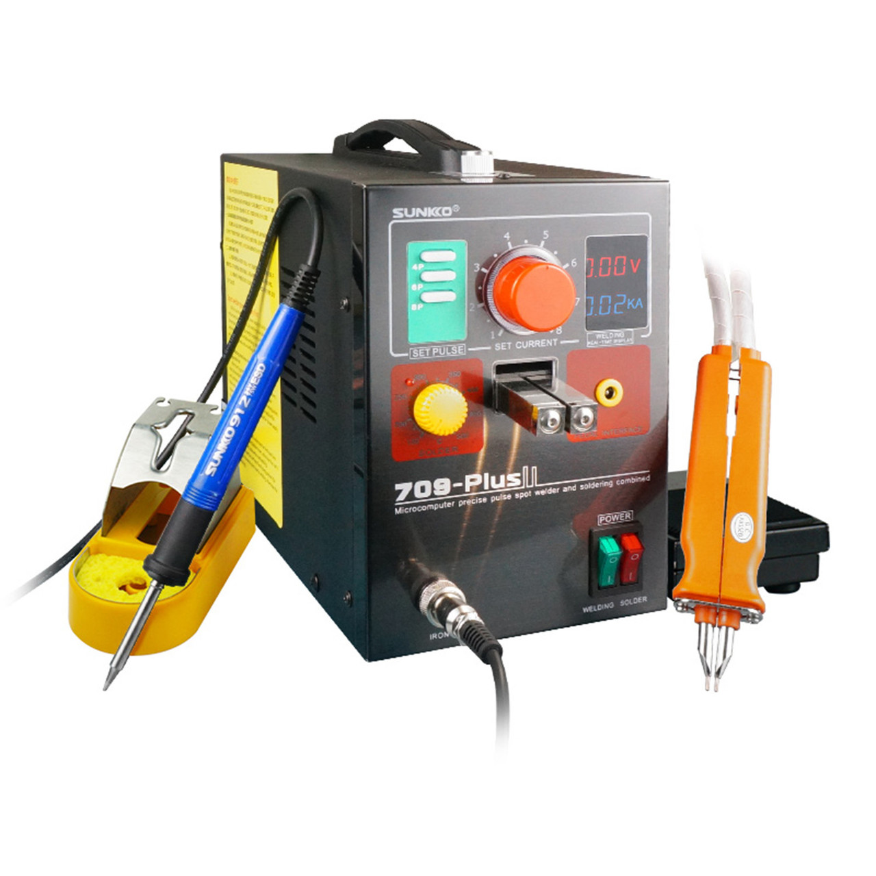 Sunkko 4.3kw 709plus Spot Welding Machine With Remote Soldering Pen Electric Soldering Iron Spot Welder For Battery Pack Welding