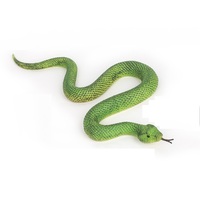 Série de reptiles sauvages jouets Simulation 3D en plastique caoutchouc Cobra modèle grand serpent TPR jouets pour la vente en gros