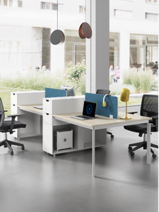 Scrivania ergonomica eco-friendly per Home Office in <span class=keywords><strong>Teak</strong></span> con postazioni di lavoro allungabili per lavori a distanza - Product Image 6