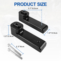 Kit de rehausseurs de pédale arrière réglables Extension de plancher de passager pour les commandes de moto Can Am Spyder RT 2010-2021