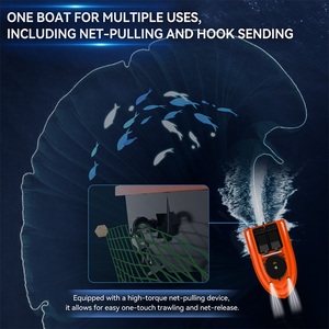 มอเตอร์ไร้แปรงถ่าน V066 12V ความเร็วสูง สำหรับ<span class=keywords><strong>เรือ</strong></span> RC โปรยเหยื่อ รองรับการตกปลาคาร์พ ความเร็ว 20 กม./ชม. รับน้ำหนักได้ 3 กก. เสาอากาศคู่ ระยะ 1000 ม. - Product Image 4