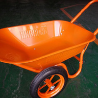Chariot à outils manuel pour chantier agricole, sans marque, en métal et plastique, design ergonomique, léger et durable
