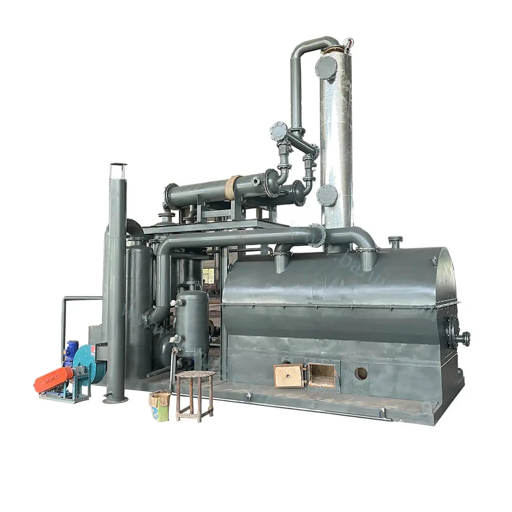 Used motor oil recycling waste lube oil distillation machine to produce new motor oil