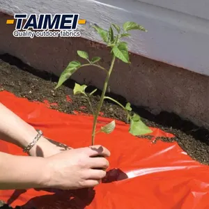 Biodegradable Agricultural Growing Plastic Mulch Film Cover Red Mulching Film for Strawberry Tomato