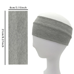 NYY Promoção: Faixas de Cabelo Elásticas de Malha em 15 Cores Sólidas, Turbante Esportivo de Borda Larga para Mulheres, Acessórios de Cabelo Confortáveis para Yoga - Product Image 3