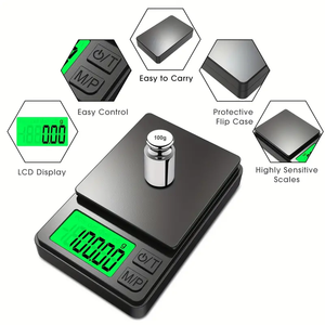 Balance électronique à écran LCD de 0,01 g à 1000 g, outil de cuisine personnel avec alimentation par piles pour la pâtisserie et les accessoires de cuisine - Product Image 6