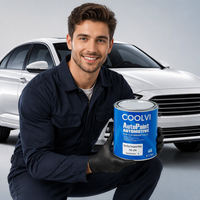Peinture nacrée bleu neige 1K à haute teneur en solides - Revêtement économique pour la retouche et la réparation de la carrosserie automobile