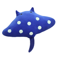 Nouvel Arrivage Peluche Raie Manta Réaliste, Jouet Animal de Zoo, Décoration d'Intérieur, Poupée Animale