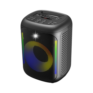 Caja de Subwoofer de 4 Pulgadas Amplificada con Luces LED de Colores Intermitentes, Altavoz de Plástico Profesional Tipo <span class=keywords><strong>Boombox</strong></span> 3 - Product Image 3
