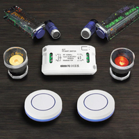 RF433MHz Mini Module de relais de télécommande sans fil 10A Max. pour AC 110V 220V Lumière Lampe Ventilateur LED 10A 10A WiFi