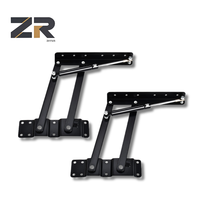 ZERUN Charnière de table durable et moderne, connecteur de cadre de lit, quincaillerie de levage pour lit de rangement, pour fabricants de meubles