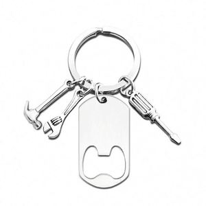 Porte-clés en métal amusant personnalisé en acier inoxydable vierge pour gravure laser, vente chaude en gros - Product Image 2