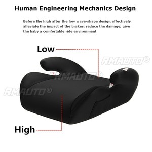 Car <b>Booster</b> <b>Seat</b> Safe Anti-slip Portable Car Child <b>Booster</b> <b>Seat</b> <b>Toddler</b> Baby Safty <b>Seat</b> Fits 6-12 Years Old KidsTravel Pad AU - Product Image 5