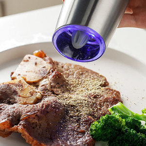 Juego de Molinillos Automáticos de Especias, Sal y Pimienta con Luz LED y Grosor Ajustable para Cocina y Carne, Venta al por Mayor - Product Image 2