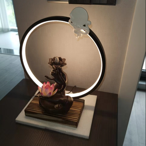 Bruciatore di <span class=keywords><strong>incenso</strong></span> di loto in ceramica <span class=keywords><strong>a</strong></span> <span class=keywords><strong>cascata</strong></span> cinese portabicchieri di <span class=keywords><strong>incenso</strong></span> - Product Image 5