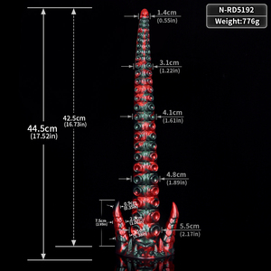 NNSX super langer <span class=keywords><strong>dildo</strong></span> <span class=keywords><strong>17</strong></span> zoll monster cock anal po stift für frauen männer anal spielzeug fantasy alien <span class=keywords><strong>dildo</strong></span> silikon sexspielzeug - Product Image 6