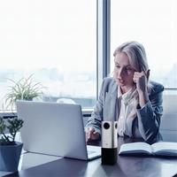 Caméra Web TONGVEO 360 degrés avec suivi vocal automatique, caméra de conférence USB 3 en 1, panoramique 360, 4 objectifs, caméra Web 4K