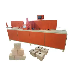 Ligne de production de blocs de palettes en bois Machine de rasage et de sciure de bois à chaud