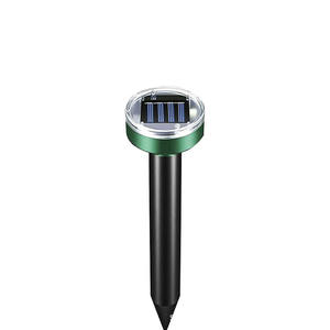 屋外IP65ソーラーソニック電子超音波動物チェイサー装置LEDライトスケアウェイモールズスネークバードマウスげっ歯類忌避剤 - Product Image 6