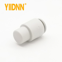   Raccord pneumatique en plastique blanc série KQ2C, à connexion rapide, pour tubes de 4 mm, 6 mm, 8 mm, 10 mm, 12 mm