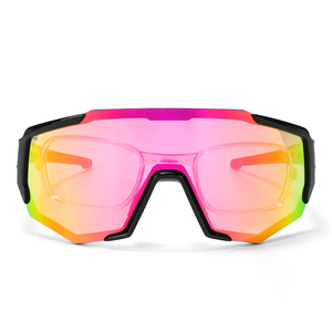 Lunettes de soleil de sport unisexes légères avec logo personnalisé, certifiées CE, polarisées UV400, anti-buée, photochromiques, monture TR90, OTG, OEM, cyclisme - Product Image 3