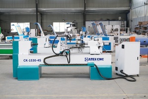 Trung Quốc tiêu chuẩn New arrivals CK-1530-4S khắc 3D gỗ vật liệu tự động bàn chân CNC gỗ Máy tiện máy - Product Image 5