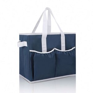 Bolsa de compras reutilizable plegable tipo caja de fábrica BSCI - Product Image 3