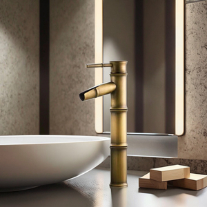 Châu âu phong cách cổ đồng Basin Basin Vòi nước phòng tắm nóng và lạnh nước Mixer Basin Vòi nước - Product Image 5