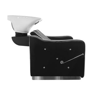 Sillón de Peluquería de Lujo con Lavabo de Cerámica para Salón de Belleza - Product Image 5