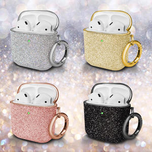 <span class=keywords><strong>Coque</strong></span> dure en diamant à paillettes électrolytiques de luxe antichoc pour <span class=keywords><strong>Airpods</strong></span> - Product Image 2